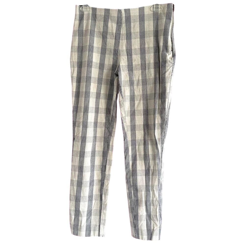 Womens Pants Size 4 Plaid Professional Twee Indie Office Church Casual Chic Work